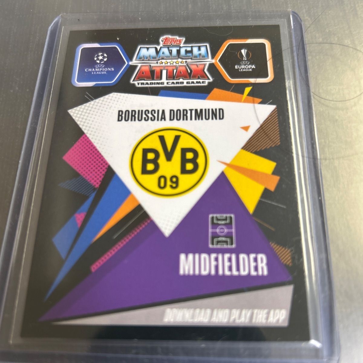 Topps Chrome UEFA CL Match Attax ジュードベリンガム ボルシア 