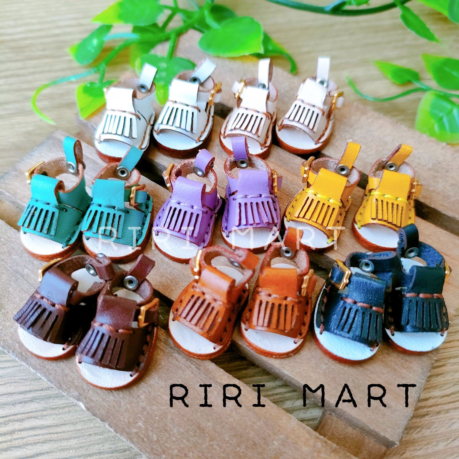 オビツ11 革靴フリンジサンダル ねんどろいどどーる シューズ - メルカリ