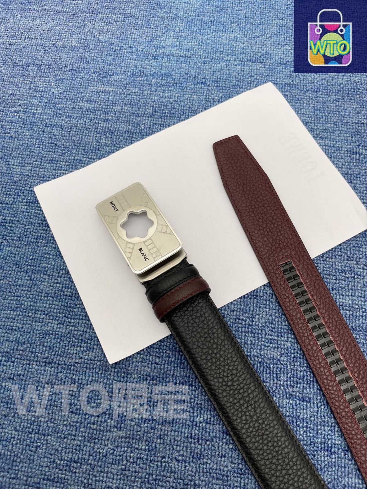 今日特価】Montblanc モンブラン レザーベルト-1 - メルカリ
