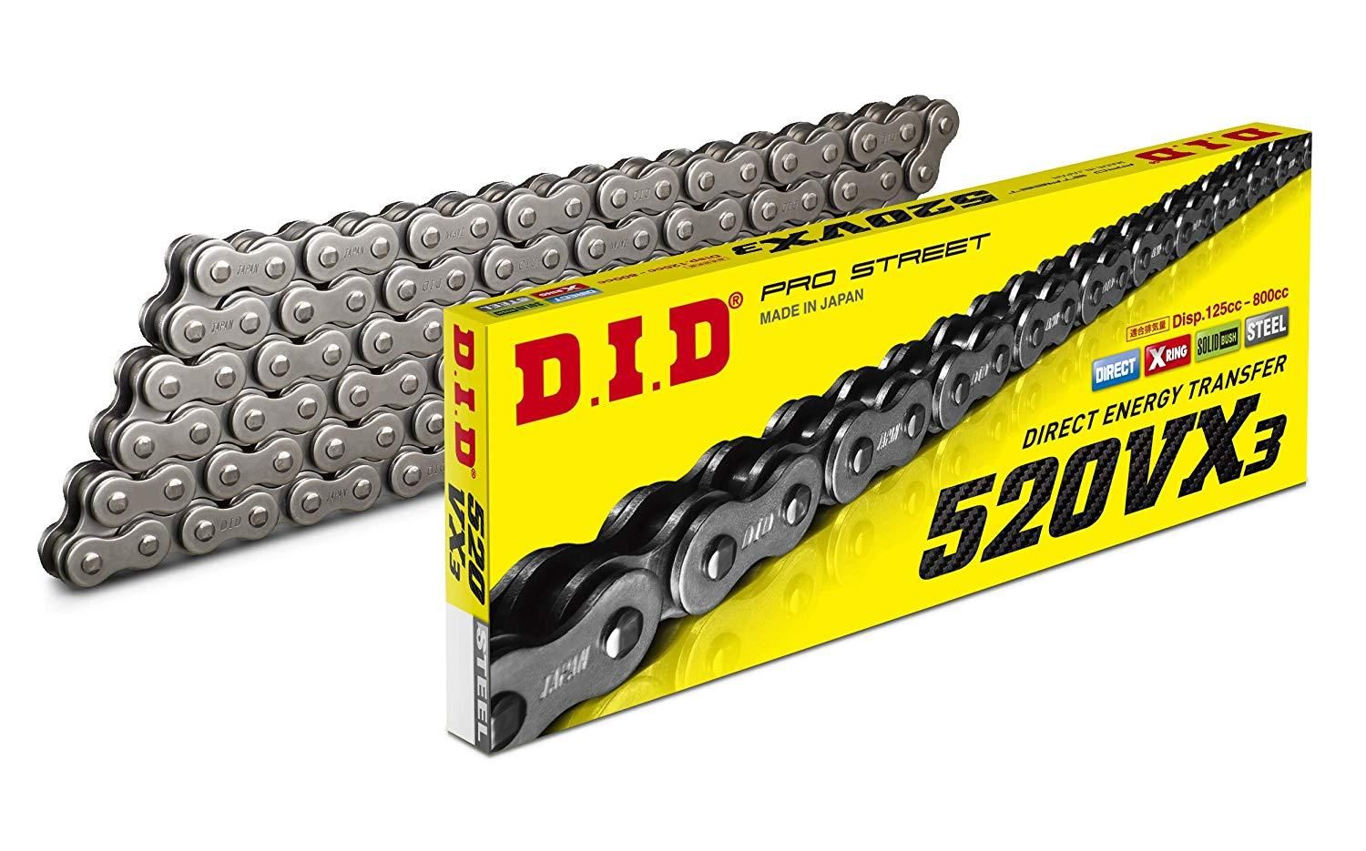 【新品・2営業日で発送】DID 【必ず購入前に仕様をご確認下さい】520VX3-102FB VXシリーズ Xリング