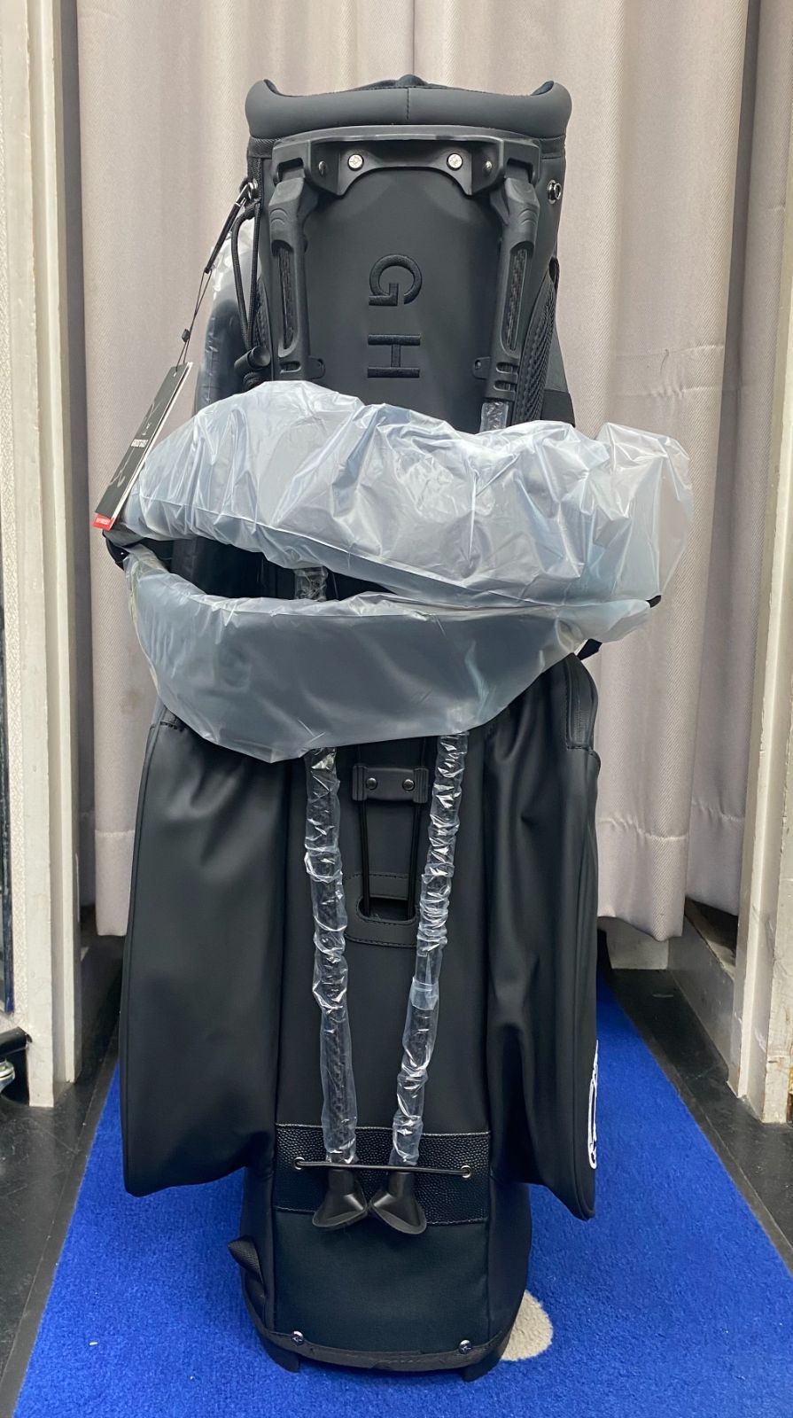 カート型 キャディバッグ 鹿児島空港 36カントリークラブ 40周年記念 ホワイト 4分割 8.5型 ゴルフ 【未使用保管品】 22505K403 カート型 キャディバッグ 鹿児島空港 36カントリークラブ 40周年