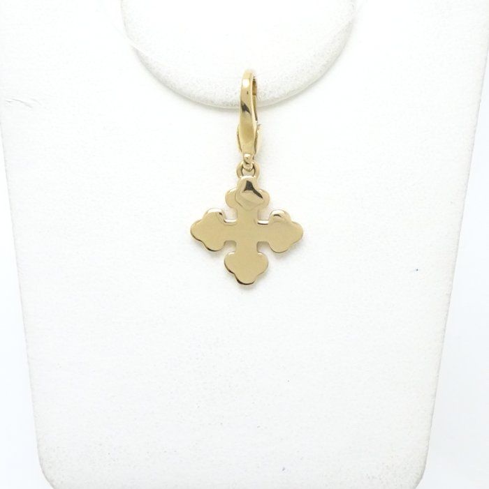 BVLGARI ブルガリ ヴィザンチンクロス チャーム ペンダントトップ