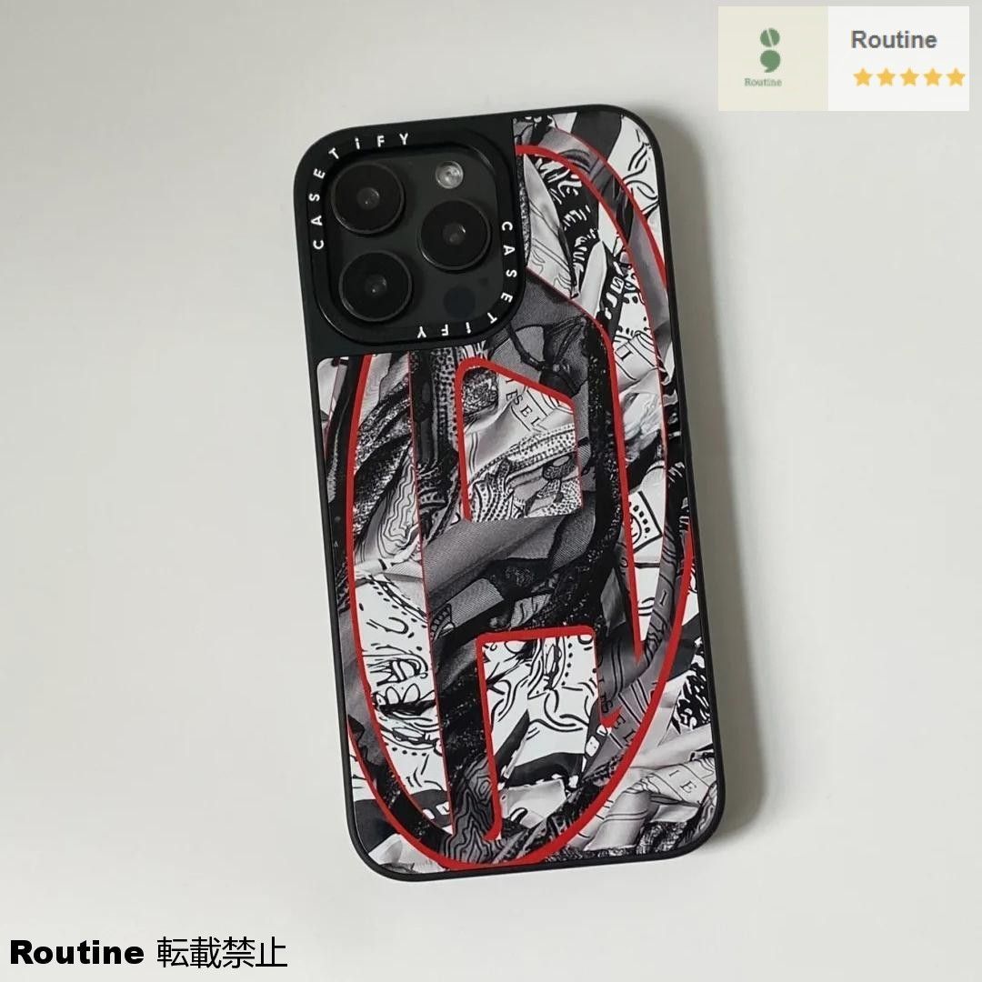 DIESEL CASETIFY ケース iPhone 16 Pro Diesel x CASETiFY Moulded iPhone 16 Pro Case | Black