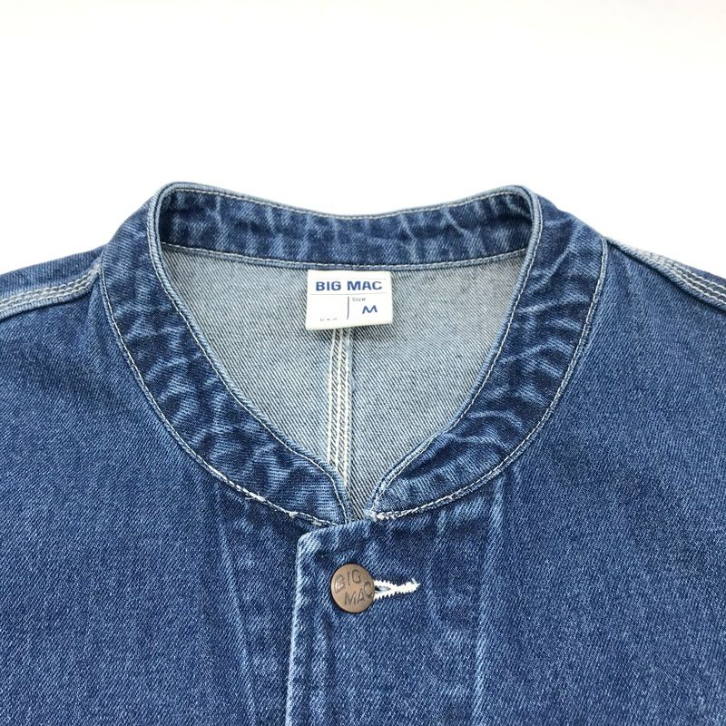big mac バンドカラーデニムカバーオール 新品同様 203-1531 デニム