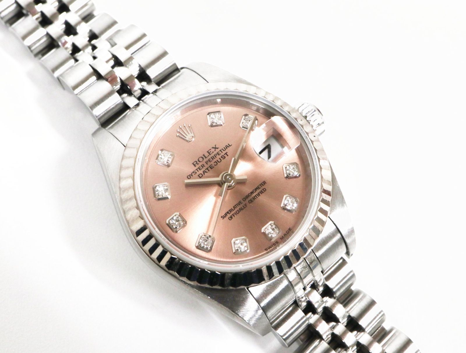 美品 CITIZEN シチズン エクシード A980 シルバー シェル文字盤