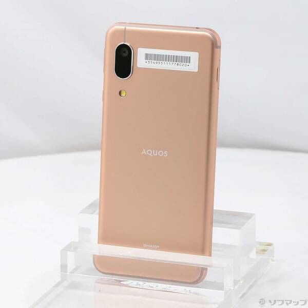中古品〕 AQUOS sense3 basic 32GB ライトカッパー SHV48 au