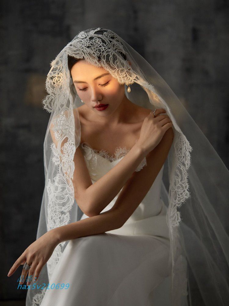 ウェディングドレス用超ロングベール5m出品最終日早い者勝ち！ [LONTG