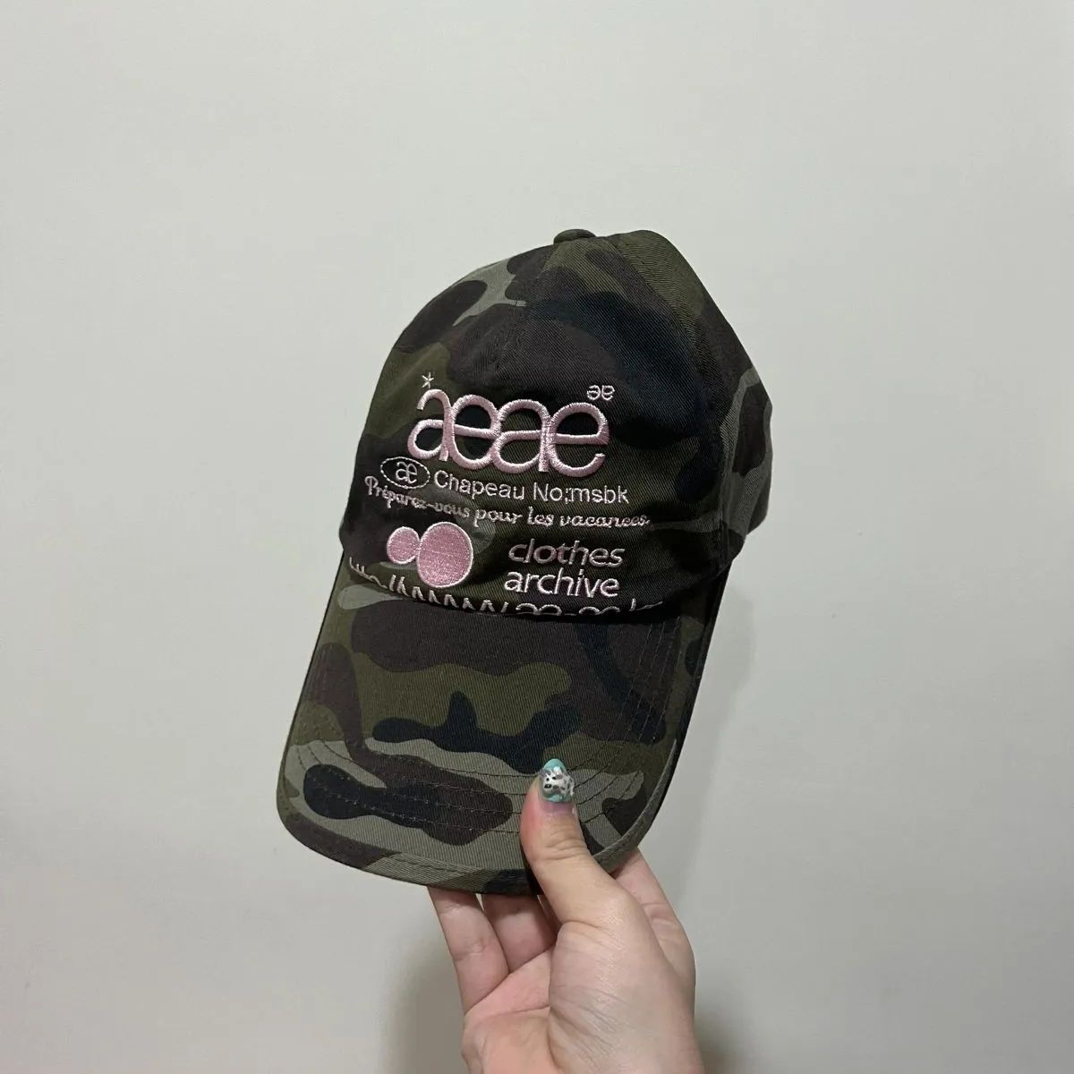 大人気‼️ aeae 迷彩 キャップ CAP