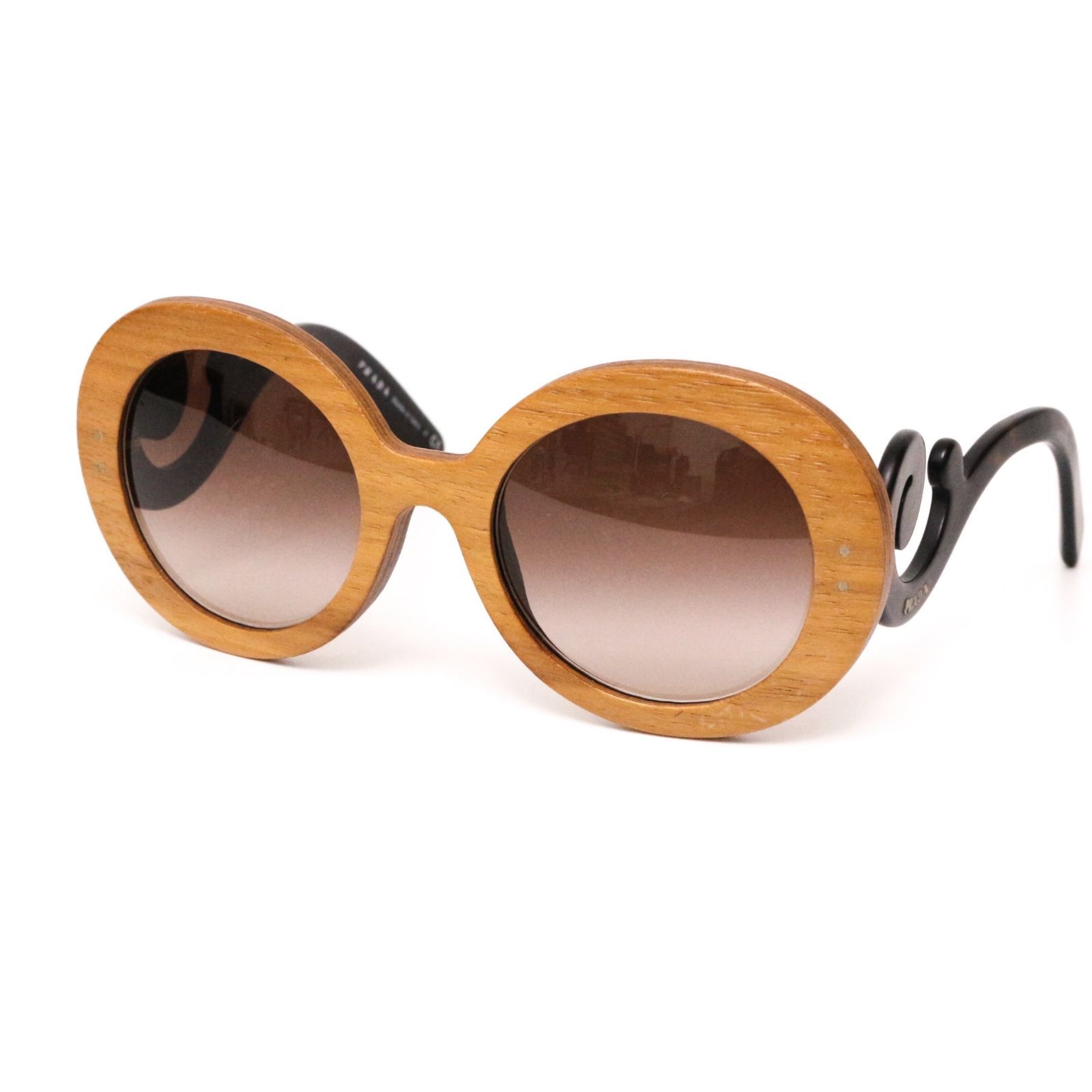 プラダ SPR 27R-F 1AM-6S1 バロック baroque ウッド Wood サングラス 