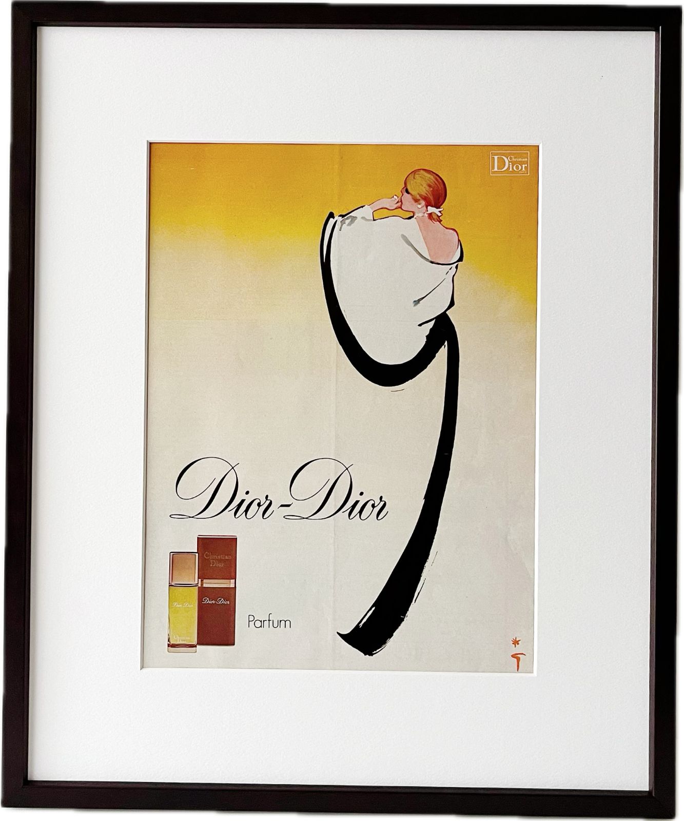 1980's ルネグリュオ ヴィンテージポスター(Christian Dior) b24a052503e9ac8948d6a67c9691b7