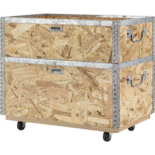 キャスター付 スタッキングボックスL