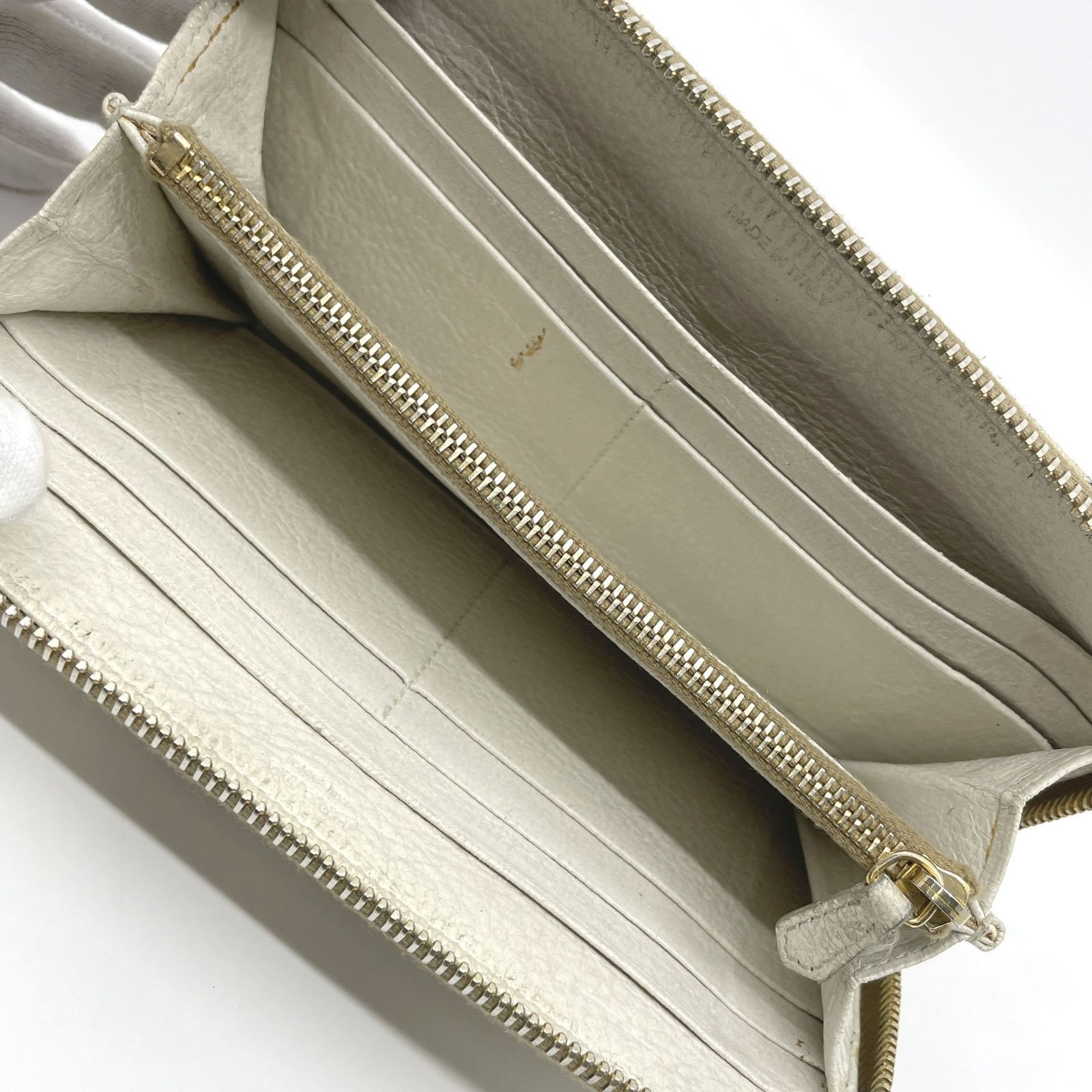 PRADA フェアリーコラボ ラウンドファスナー 長財布 鹿革