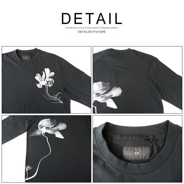 新作 Y-3 ワイスリー グラフィックロングTシャツ GFX LS TEE