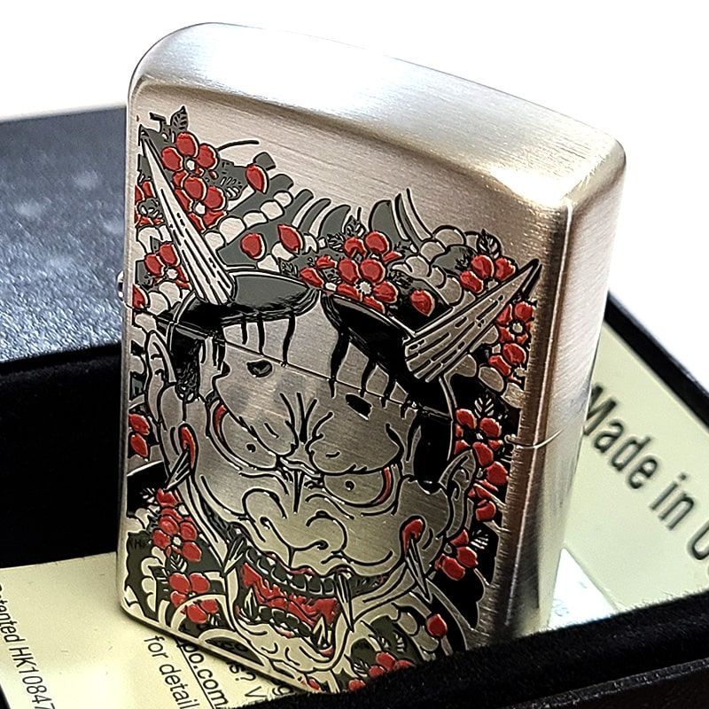 ZIPPO ライター 龍が如く8外伝 真島吾郎刺青 ジッポ 両面加工 シルバー
