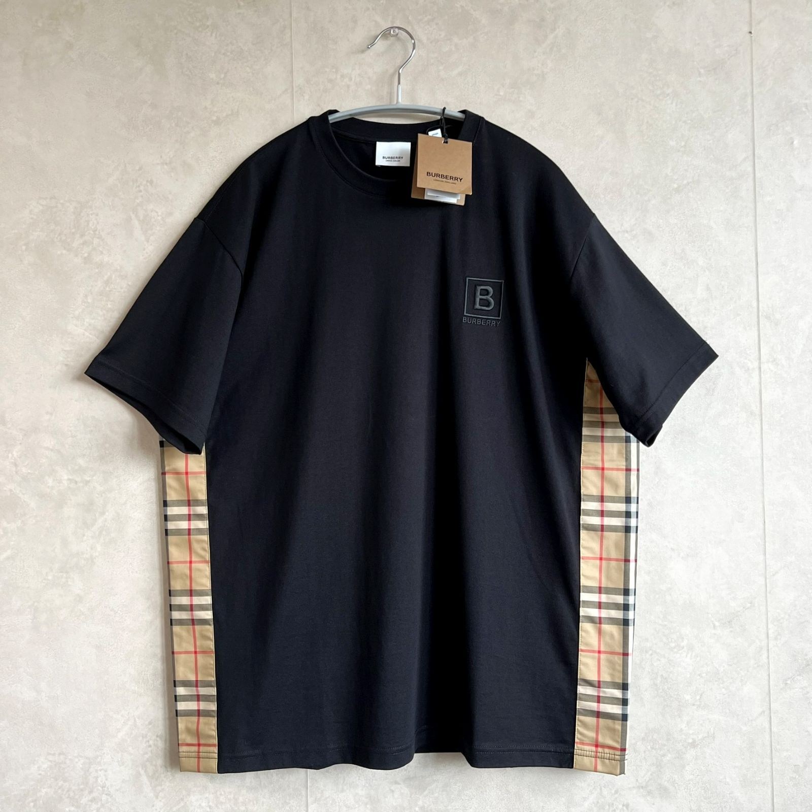 新品未使用タグ付き】バーバリー サイドチェックTシャツ 半袖 - メルカリ