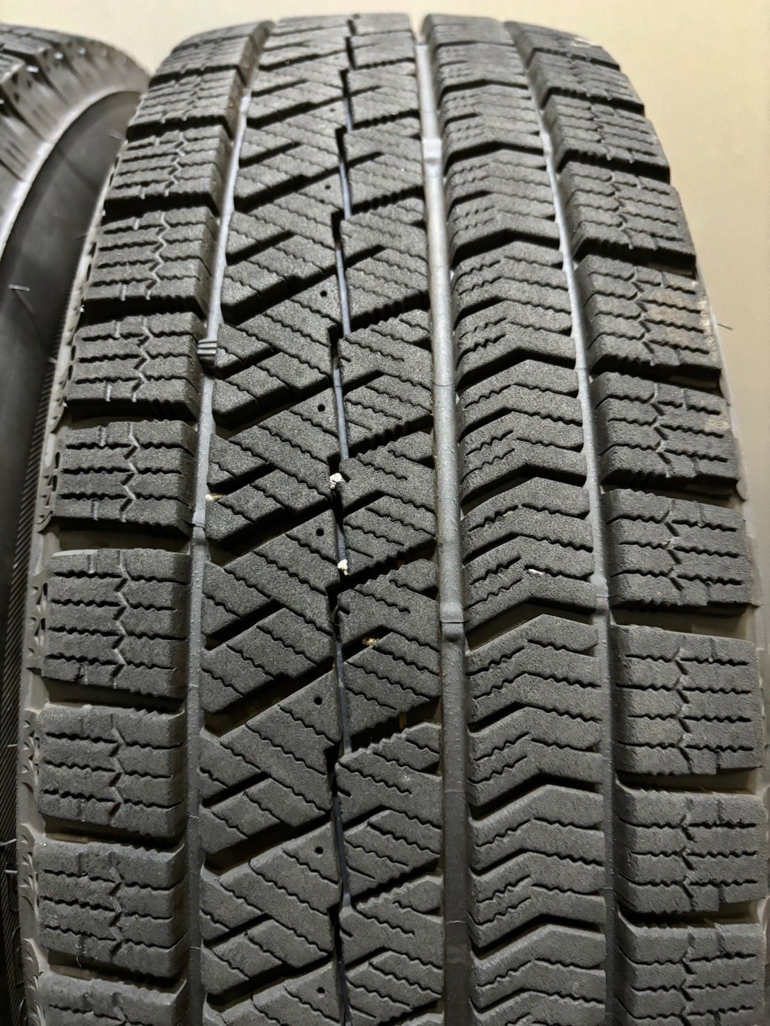 ★165/65R14 BRIDGESTONE/VRX2 21年製 BALMINUM 14インチ 5.5J +39 100 4H スタッドレス 4本 タンク ルーミー パッソ (南1-G999)