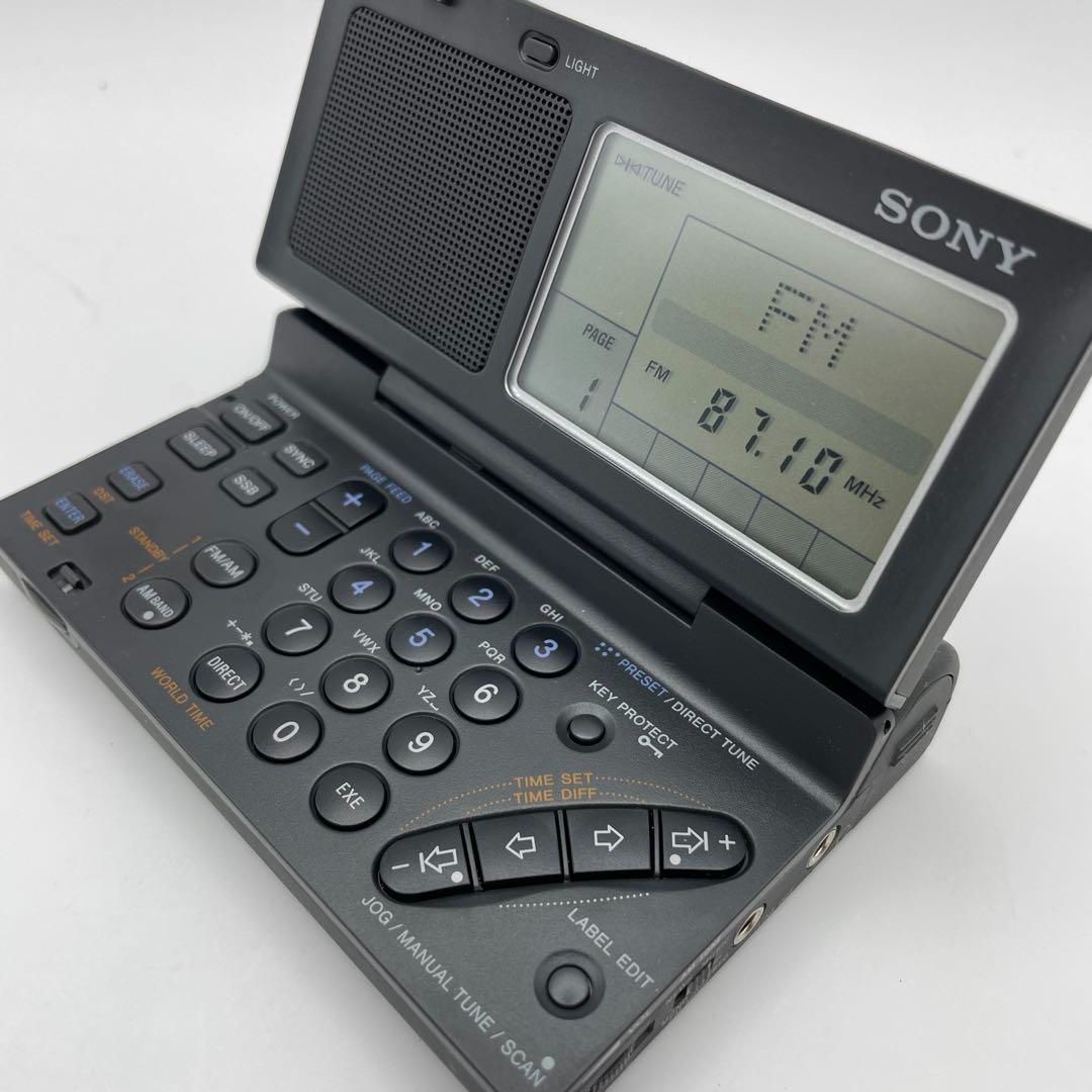 SONY ICF-SW100S 後期型ワールドバンドレシーバー 箱・付属品