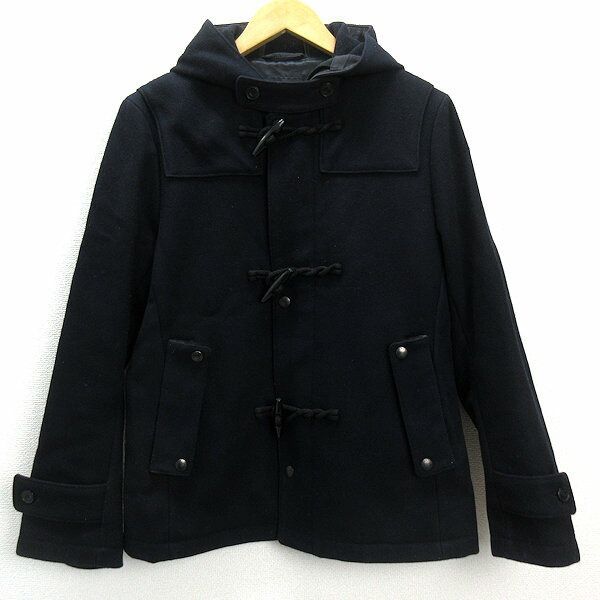 kユナイテッドアローズ/UNITED ARROWS Bu0026Y ショートダッフルコート【L】紺/MENS25【中古】