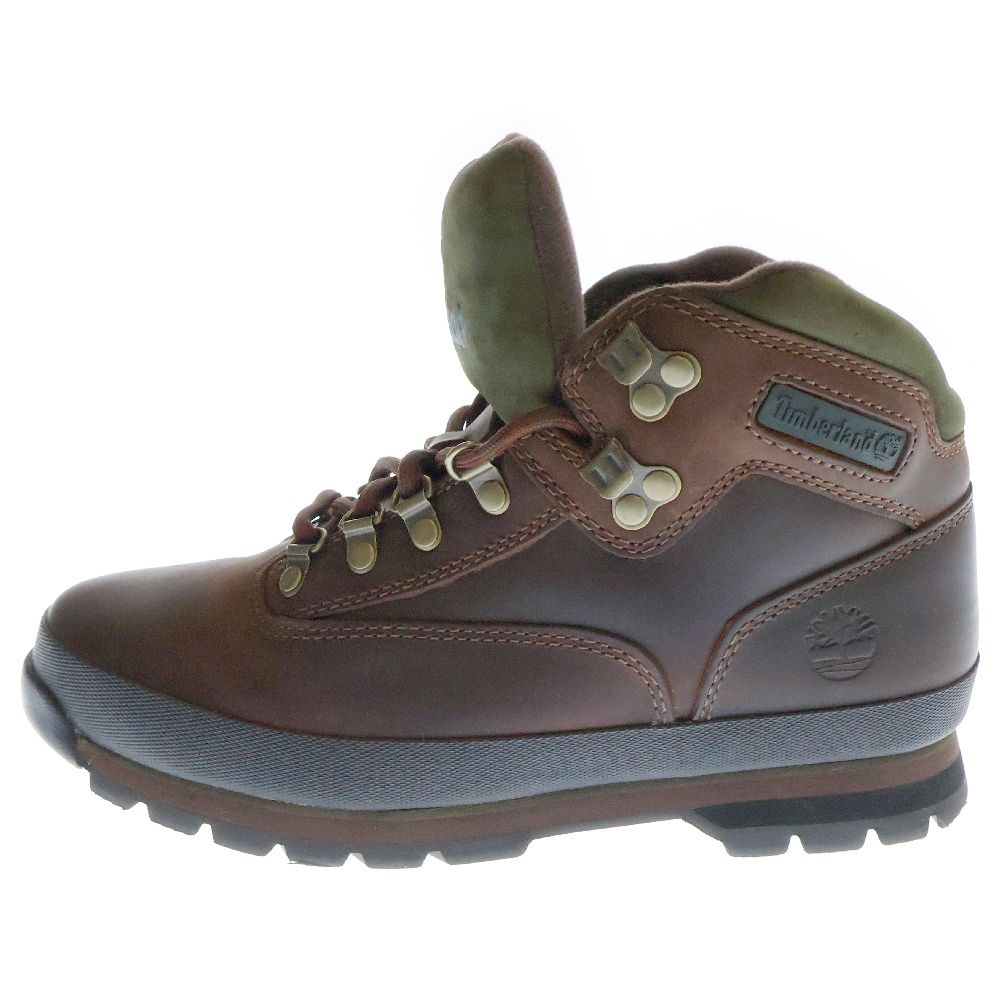 Timberland ティンバーランド EURO HIKER LEATHER ユーロ ハイカー レザーブーツ ブラウン TB 095100 214