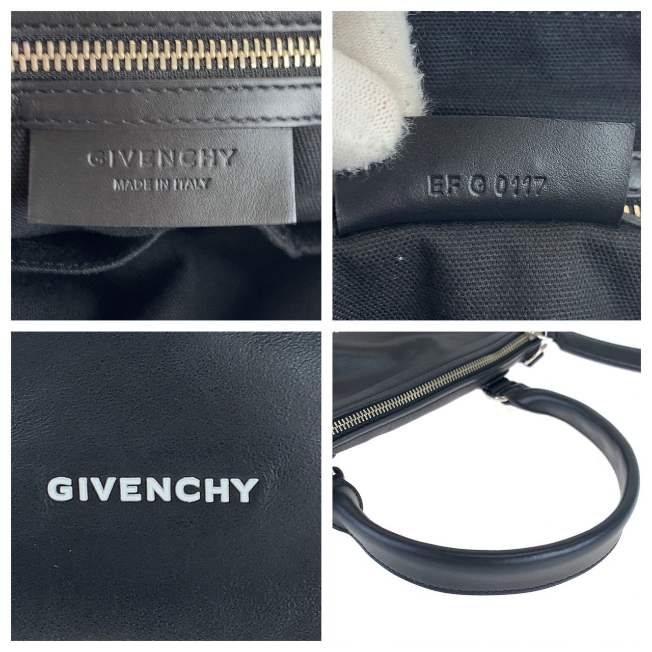 Givenchy ジバンシー パンドラ ブラック 黒 シルバー金具 レザー