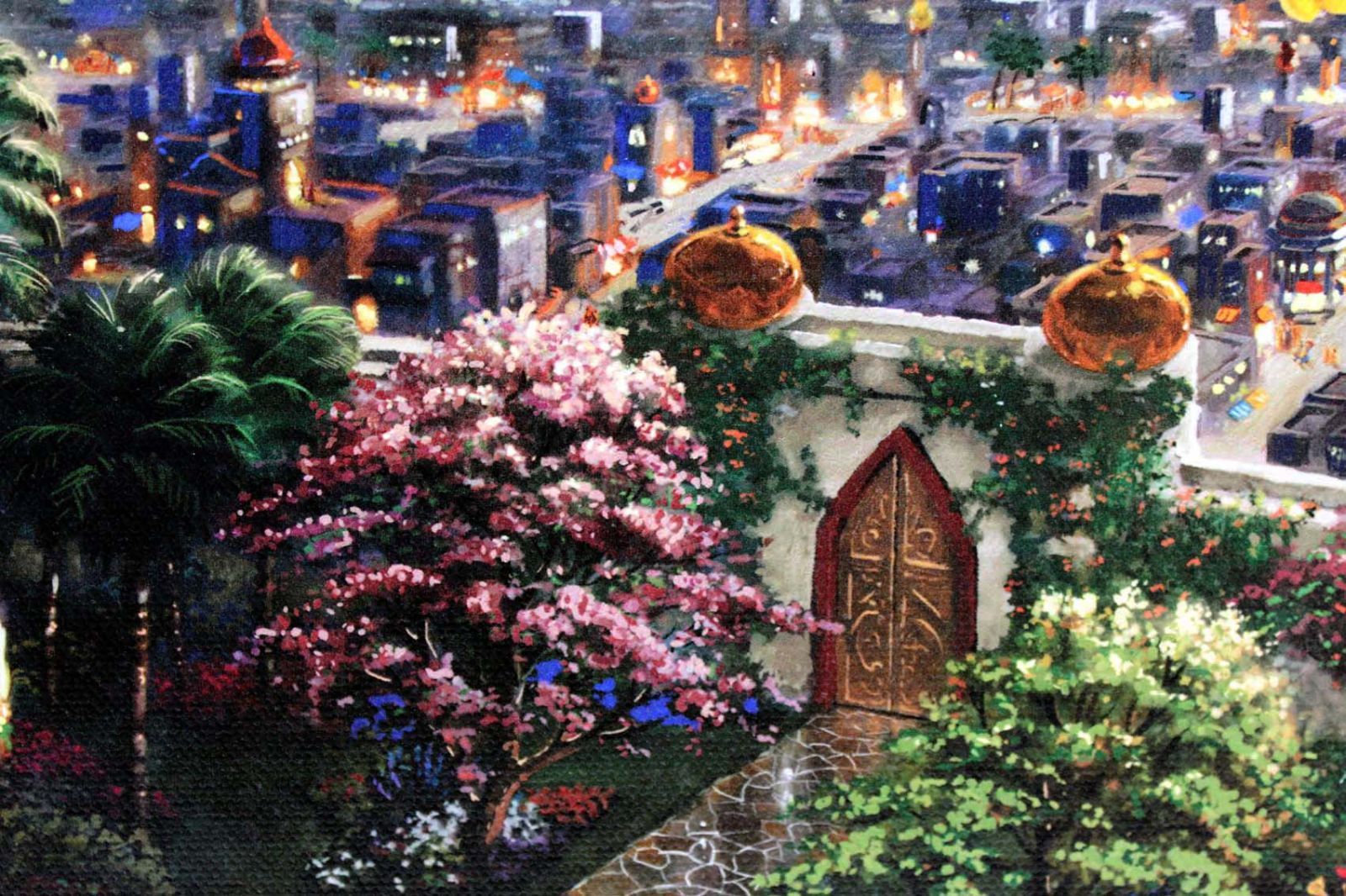 ディズニー/トーマス キンケード「アラジン」展示用フック付