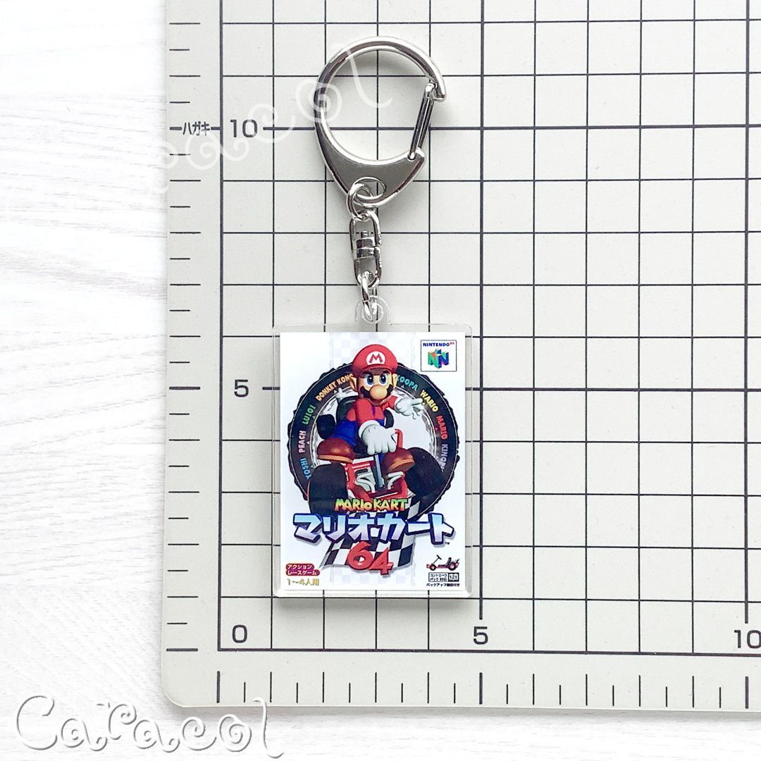 任天堂64キーホルダー　SUPER MARIO64マリオ　レトロゲーム　セット 任天堂64キーホルダー SUPER MARIO64マリオ レトロゲーム セット