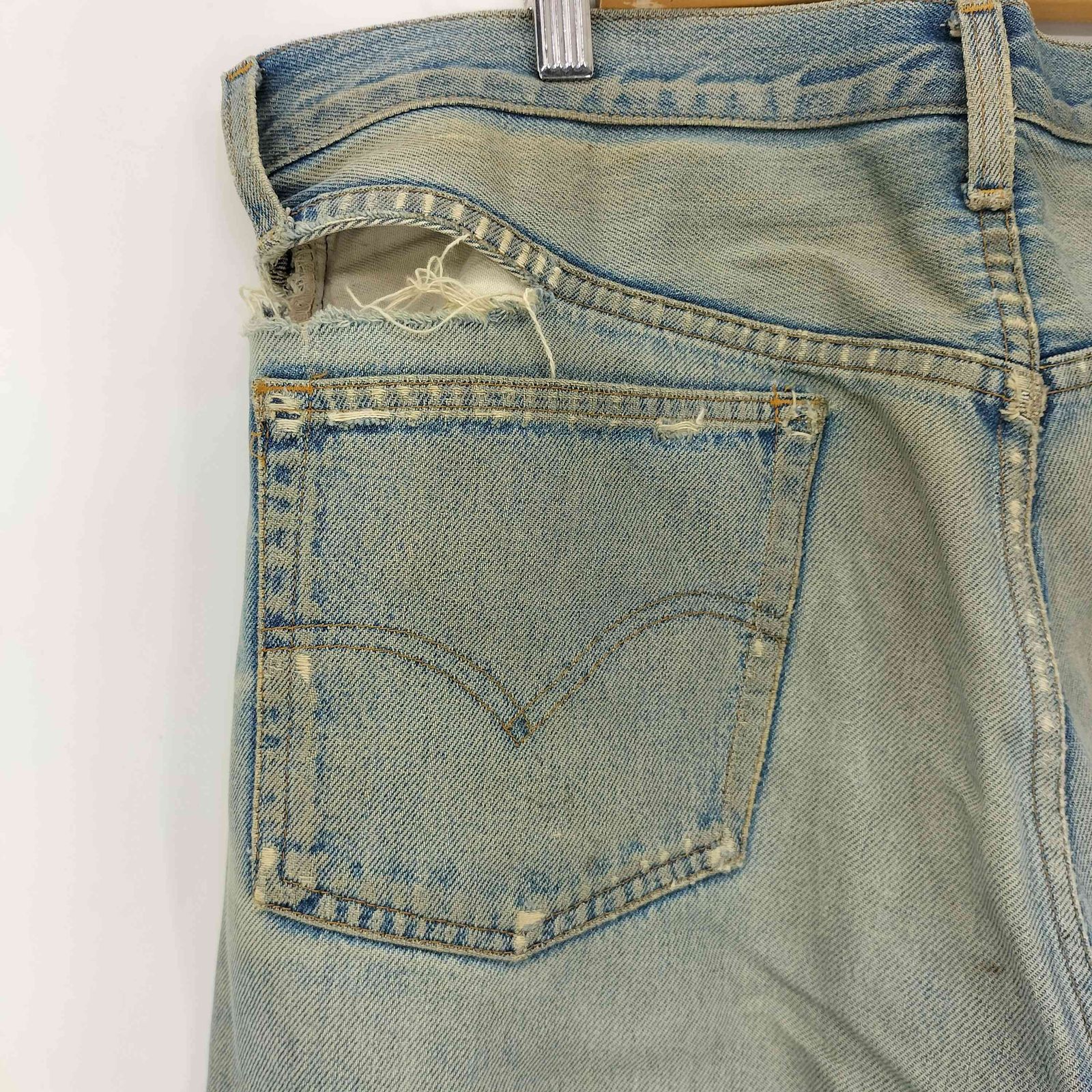 リーバイス Levis 90S 555刻印 バレンシア工場 501 セルビッチダメージ 