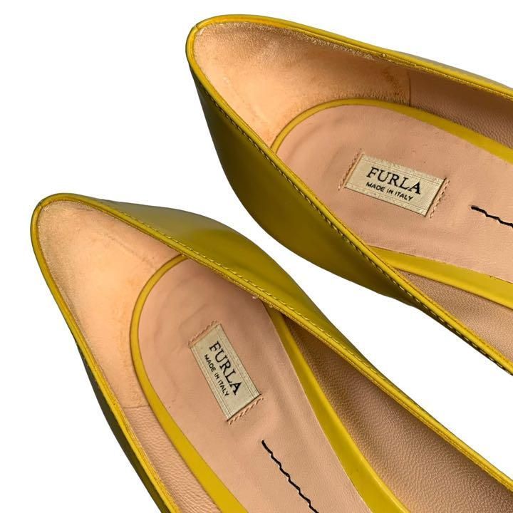 FURLA フルラ Y784 パンプス ローヒール ポインテッドトゥ オペラ FURLA フルラ Y784 パンプス ローヒール ポインテッドトゥ