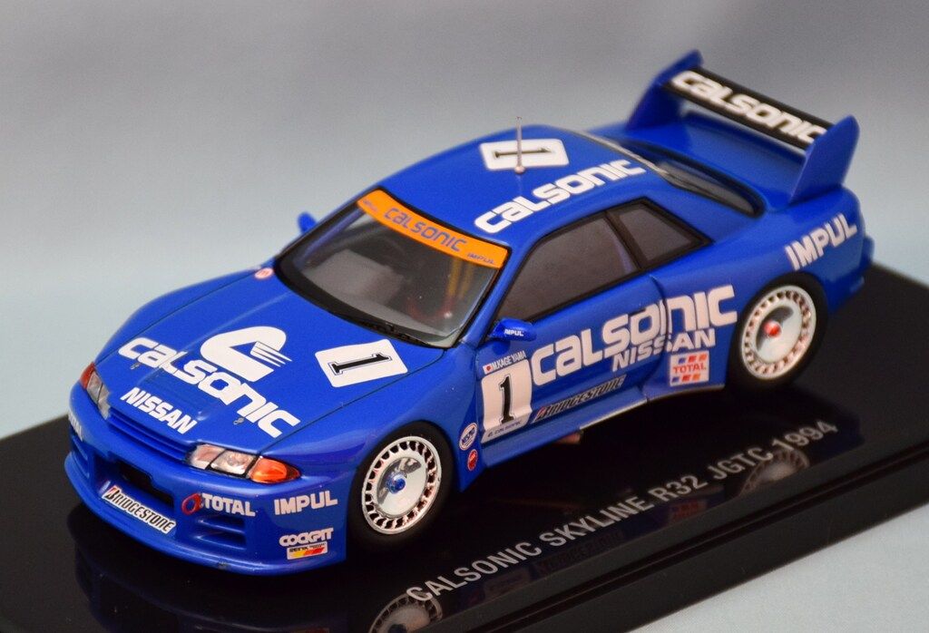 エムエムピー 1|43エブロ CALSONIC SKYLINE JGTC 1994 BLUE 44188