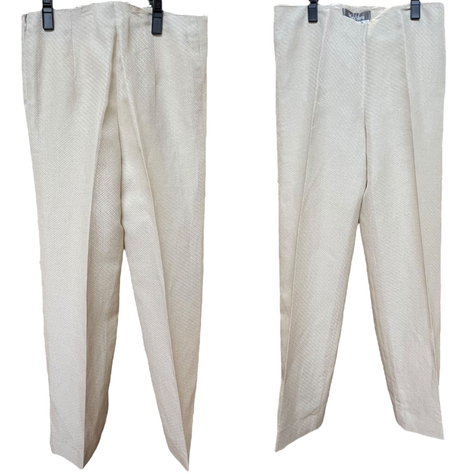 MaxMara ツィード　ベージュ スーツ セット　サイズ42 スーツ