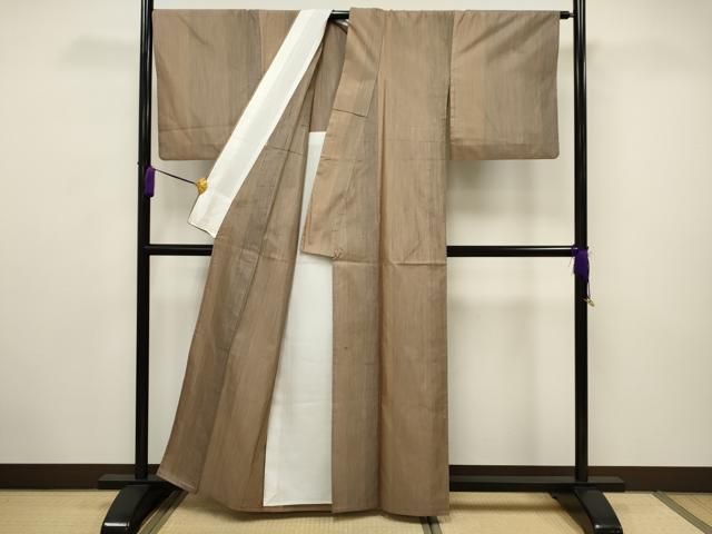 平和屋着物▽本場縞大島紬 単衣 縞 正絹 逸品 CAAV3688dy - メルカリ 