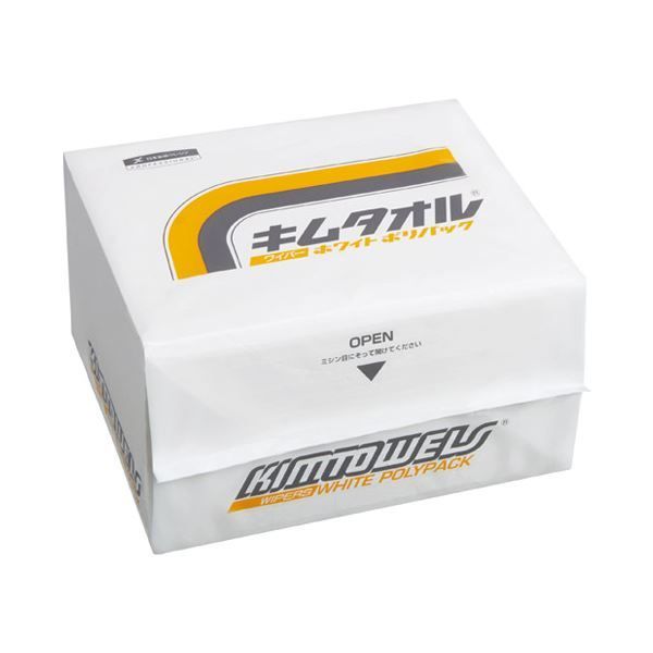 素晴らしい まとめ 紙クレシア キムタオル ホワイト ポリパック 50枚 ×10セット 2025超人気。