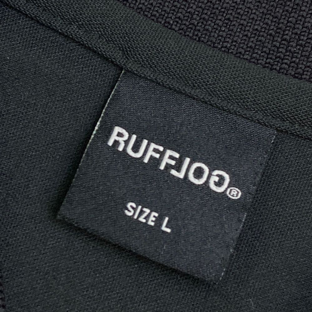 RUFFLOG ラフロッグハーフジップ ブラック L