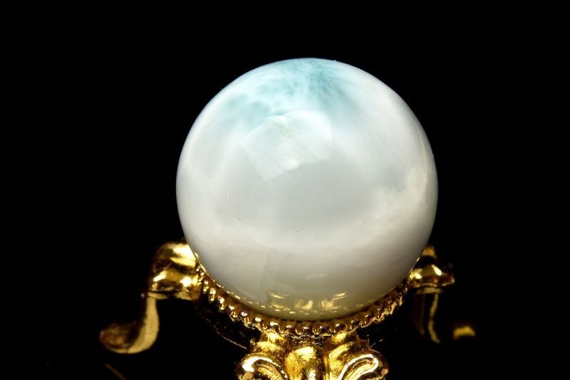 お買い得】ラリマースフィア 丸玉 置物 原石 お手頃 40㎜ お買い得