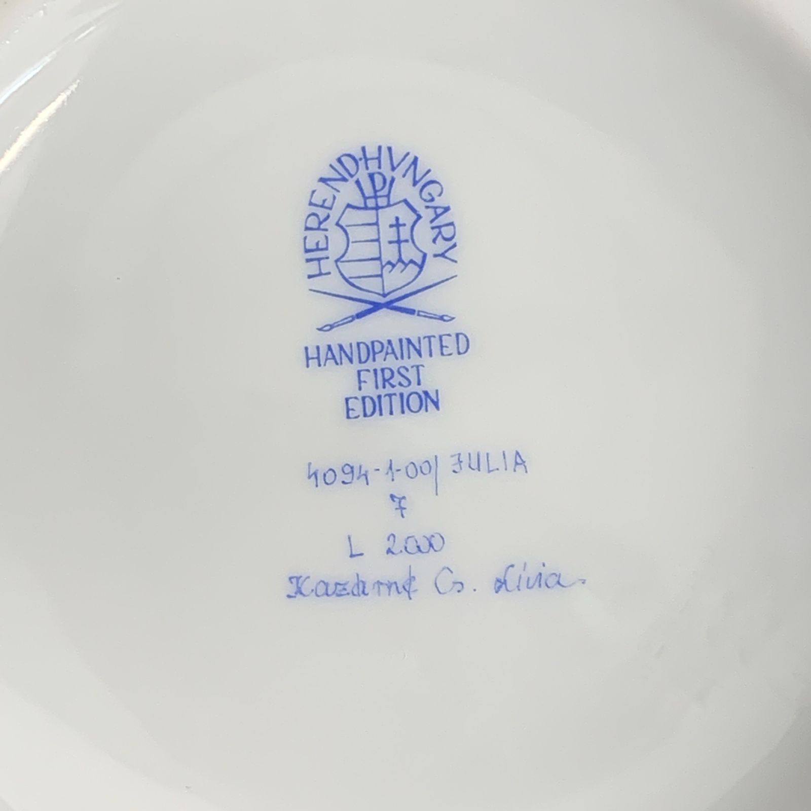 ヘレンド ジュリア カップ＆ソーサー HEREND HVNGARY HANDPAINTED