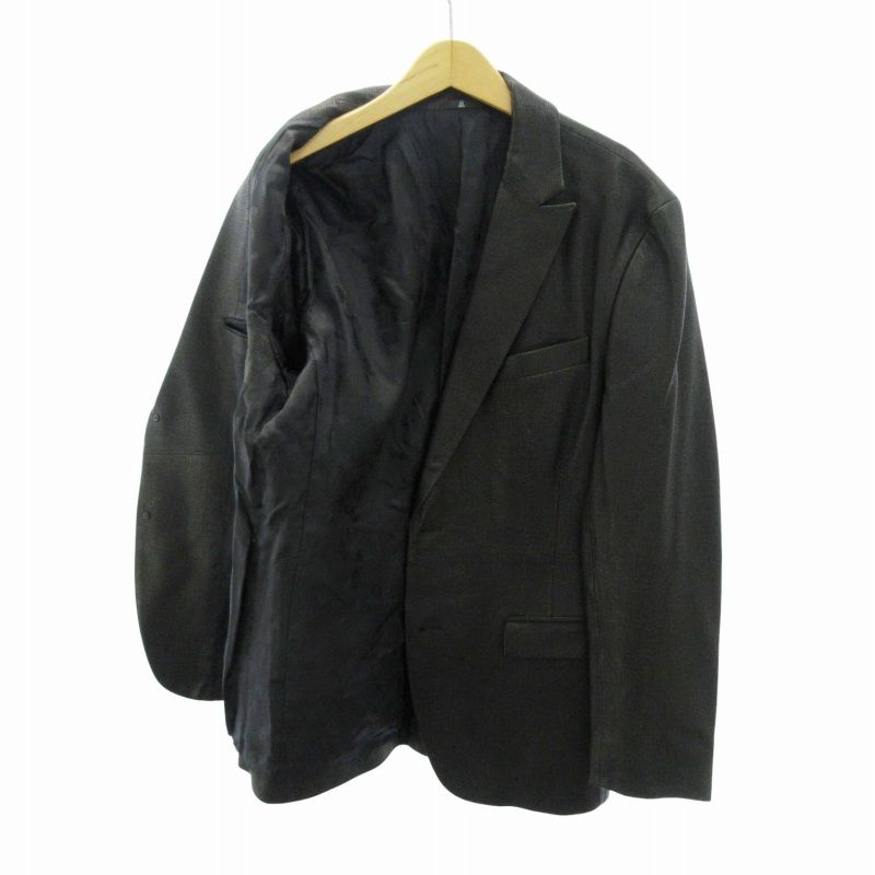【極美品】 LANVIN ランバンコレクション テーラードジャケット 黒 M ジャケット・ベスト｜ランバンコレクション(メンズ)公式