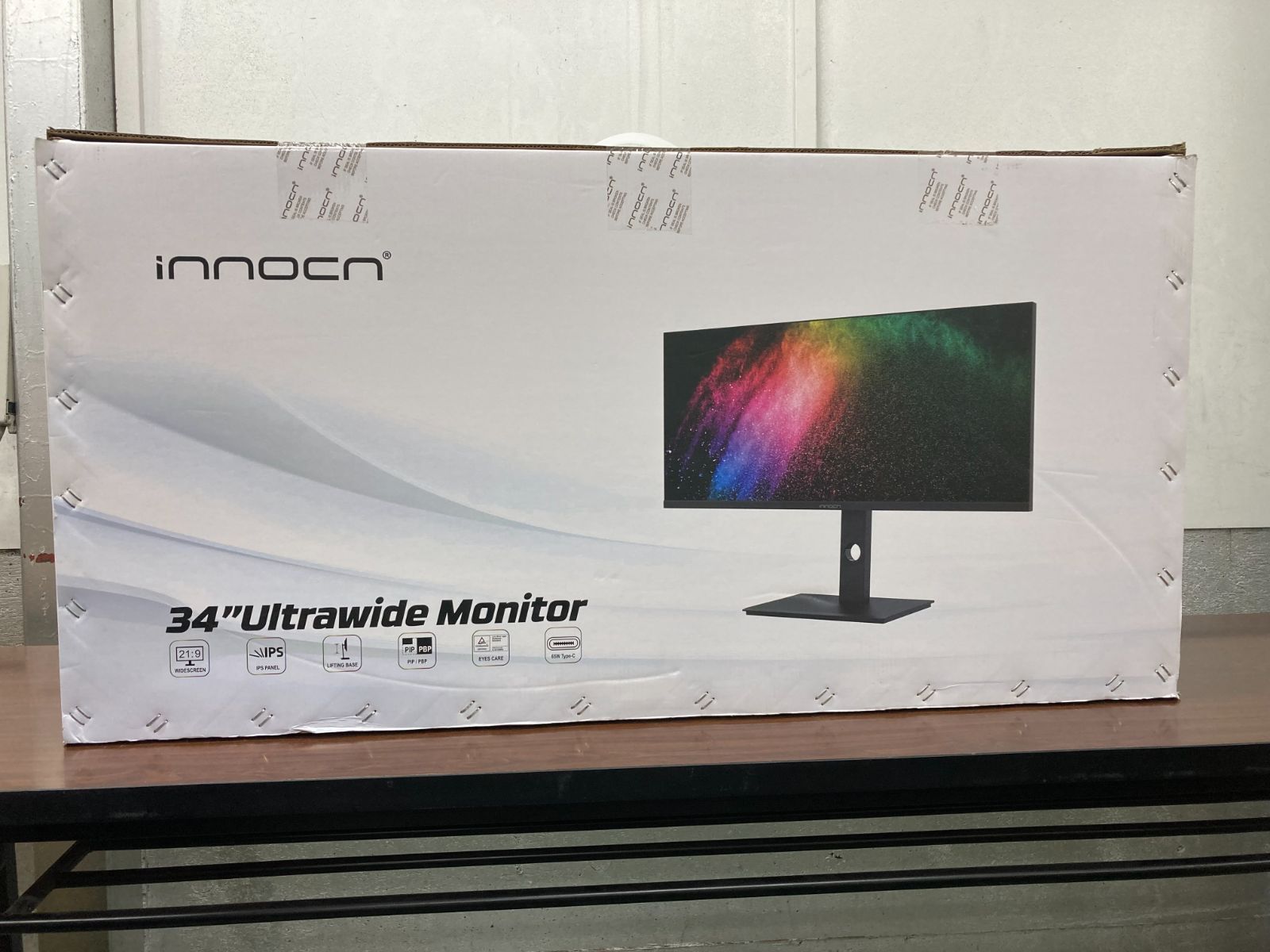 未使用】モニター INNOCN 34C1Q 2K 34 インチ 75Hz 4Ms ウルトラワイド 