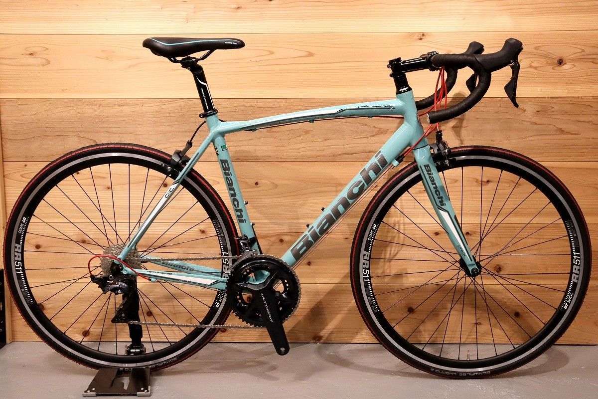 ビアンキ Bianchi ヴィアニローネ Via Nirone7 2015 55サイズ アルテグラ R8000 11S アルミ ロードバイク 千葉店