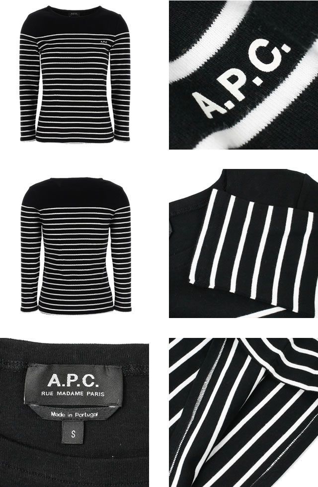 アーペーセー A.P.C. Tシャツ レディース 長袖 ロンT カットソー