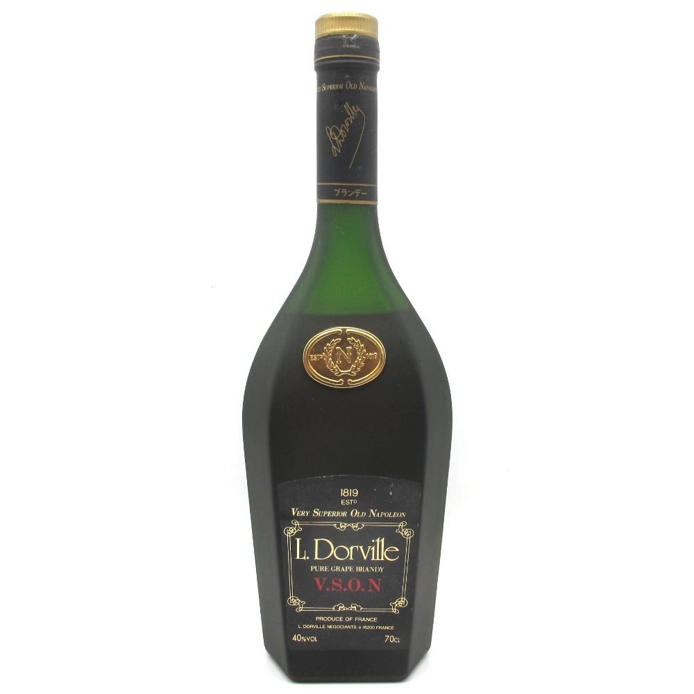 ブランデー ル・ドーヴィル VSON フレンチブランデー L.Dorville VSON VERY SUPERIOR OLD NAPOLEON  700ml 40% 古酒 洋酒 未開栓 - メルカリ