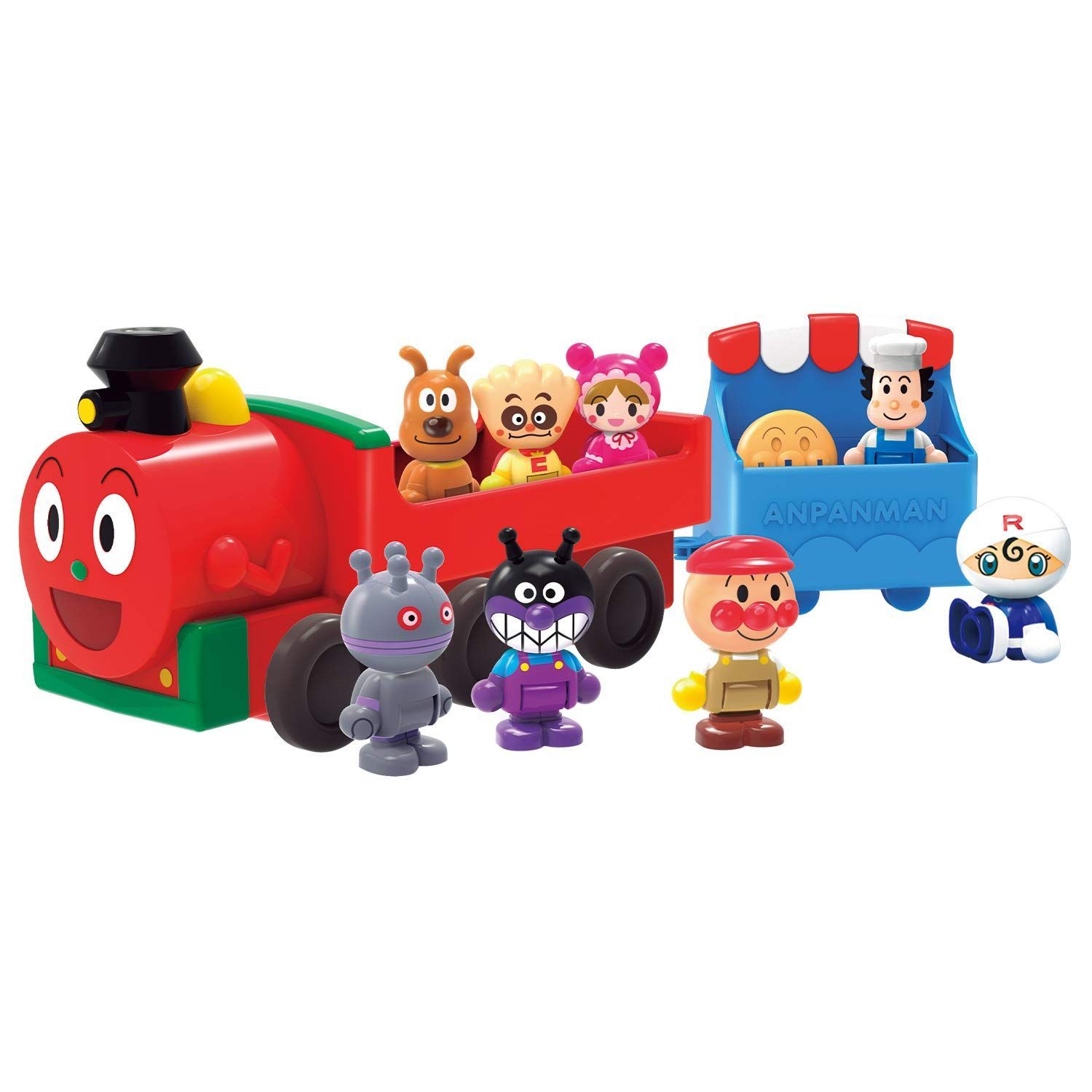 【在庫処分】バンダイ(BANDAI) アンパンマン アンパンマンはじめてハウスドールセット SLマンと8人のなかまたち