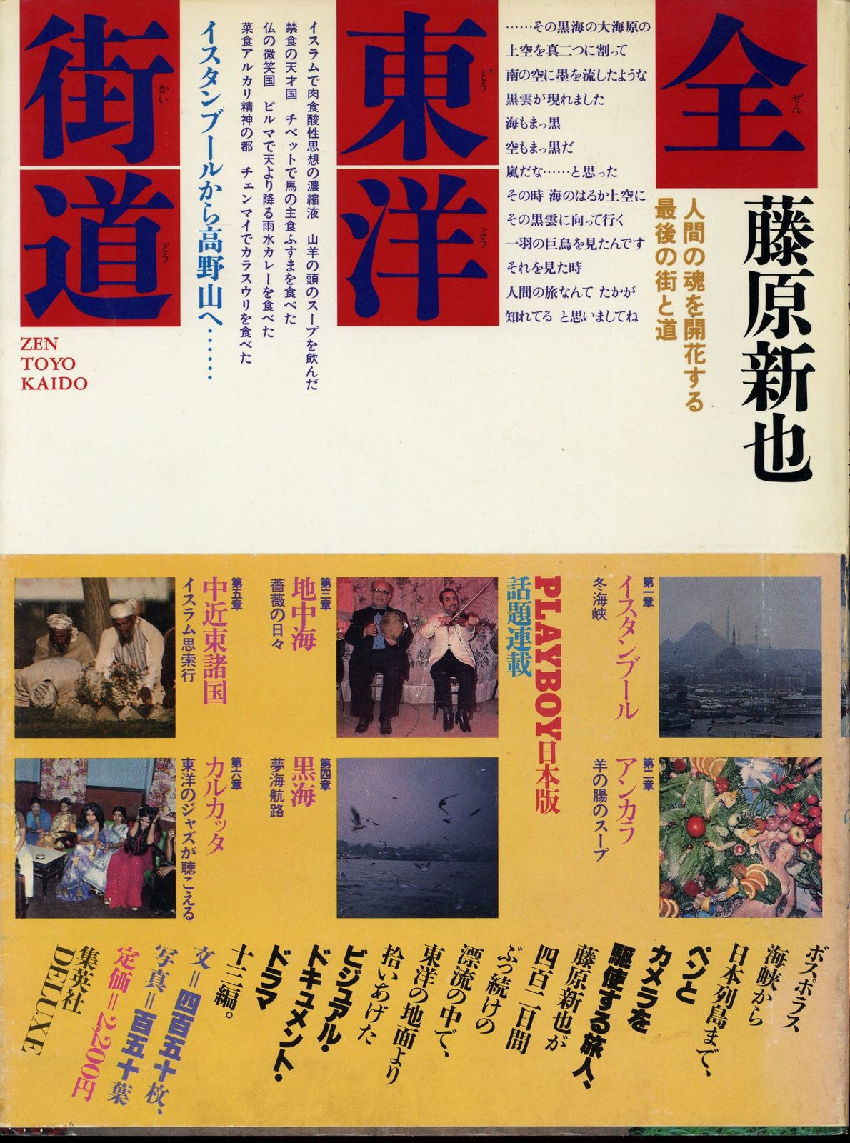 藤原新也 全東洋街道 (帯付)
