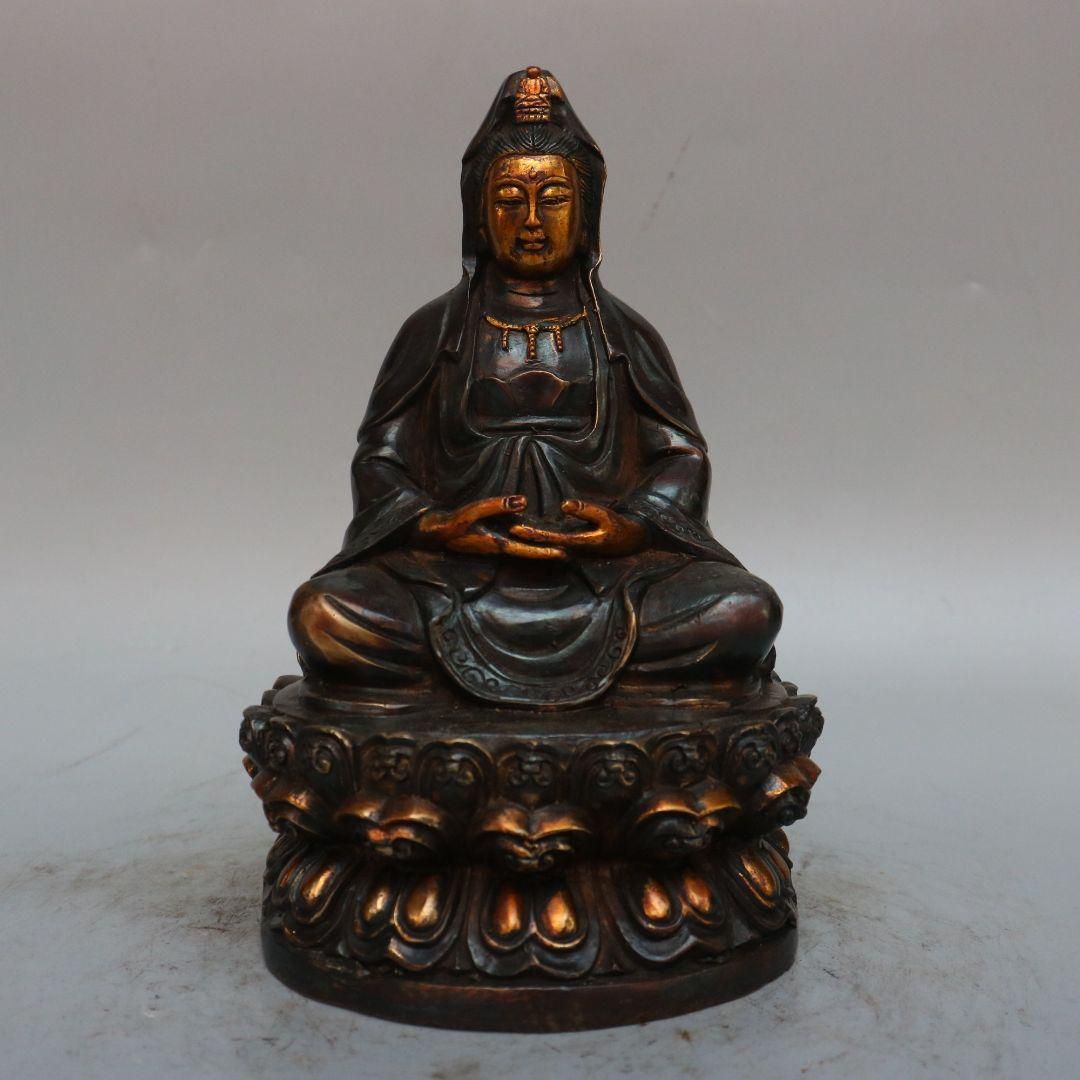 【美品】仏教美術　観音　仏像　陶器　置物　インテリア　工芸品　美術品　A1133 美品】仏教美術 観音 仏像 陶器 置物 インテリア 工芸品 美術品