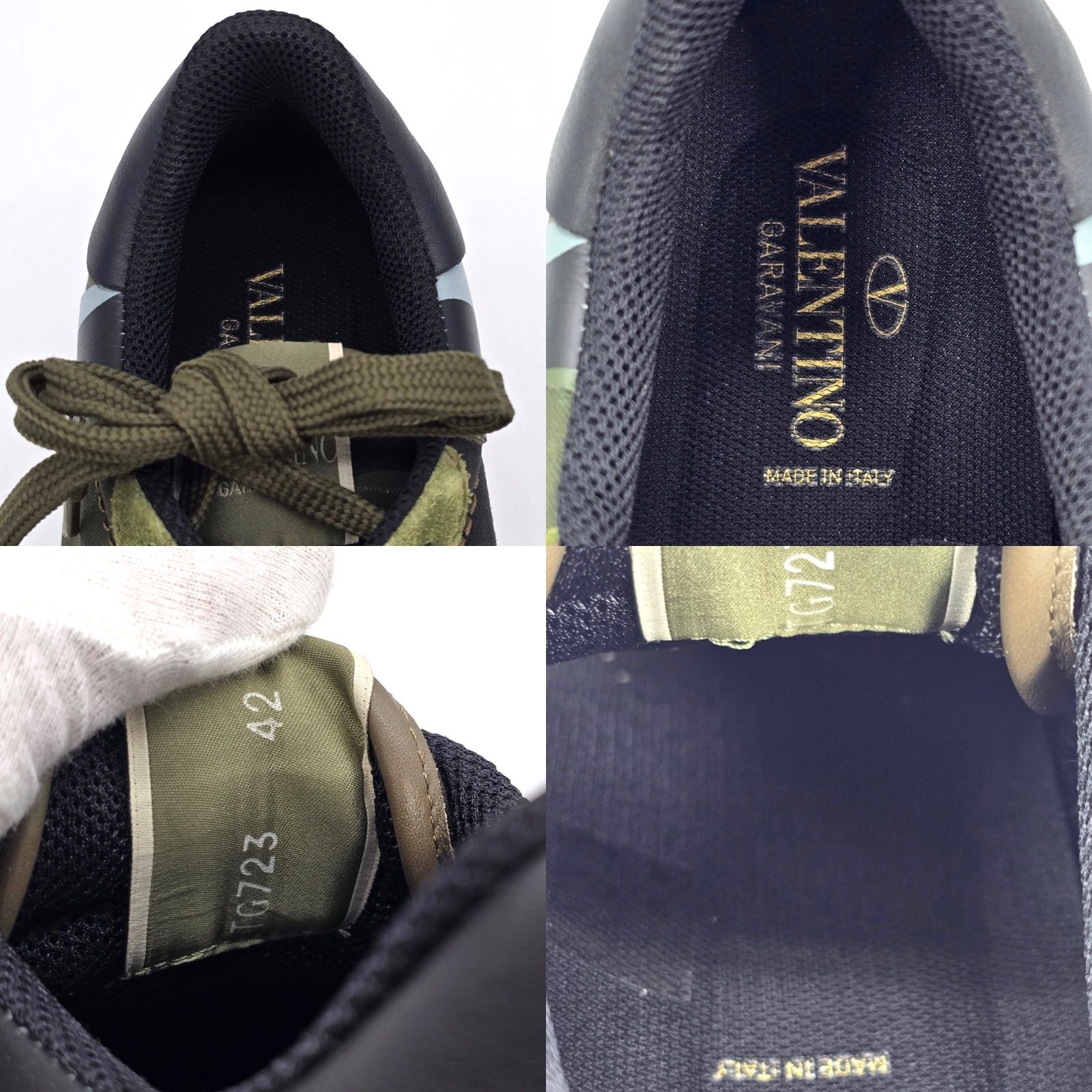 超美品 VALENTINO GARAVANI カモフラ スニーカー 42 SALE｜VALENTINO ヴァレンティノ / ROCK RUNNER カモフラ柄
