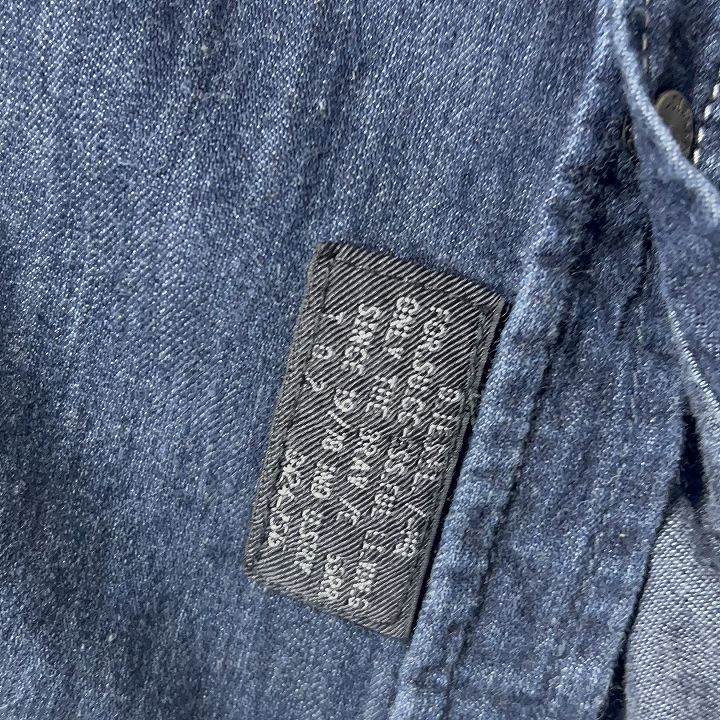 DIESEL ディーゼル ダメージ加工デニムシャツ - メルカリ
