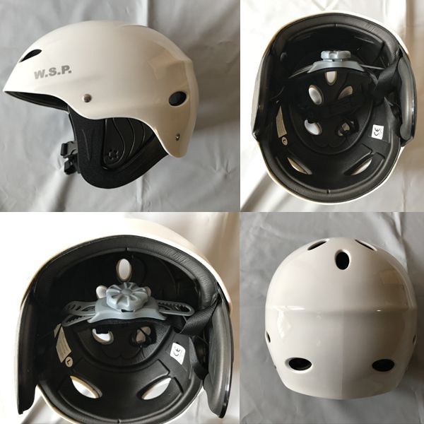 W.S.P. ウォータースポーツ用ヘルメット ホワイト ワイルドヘルメット