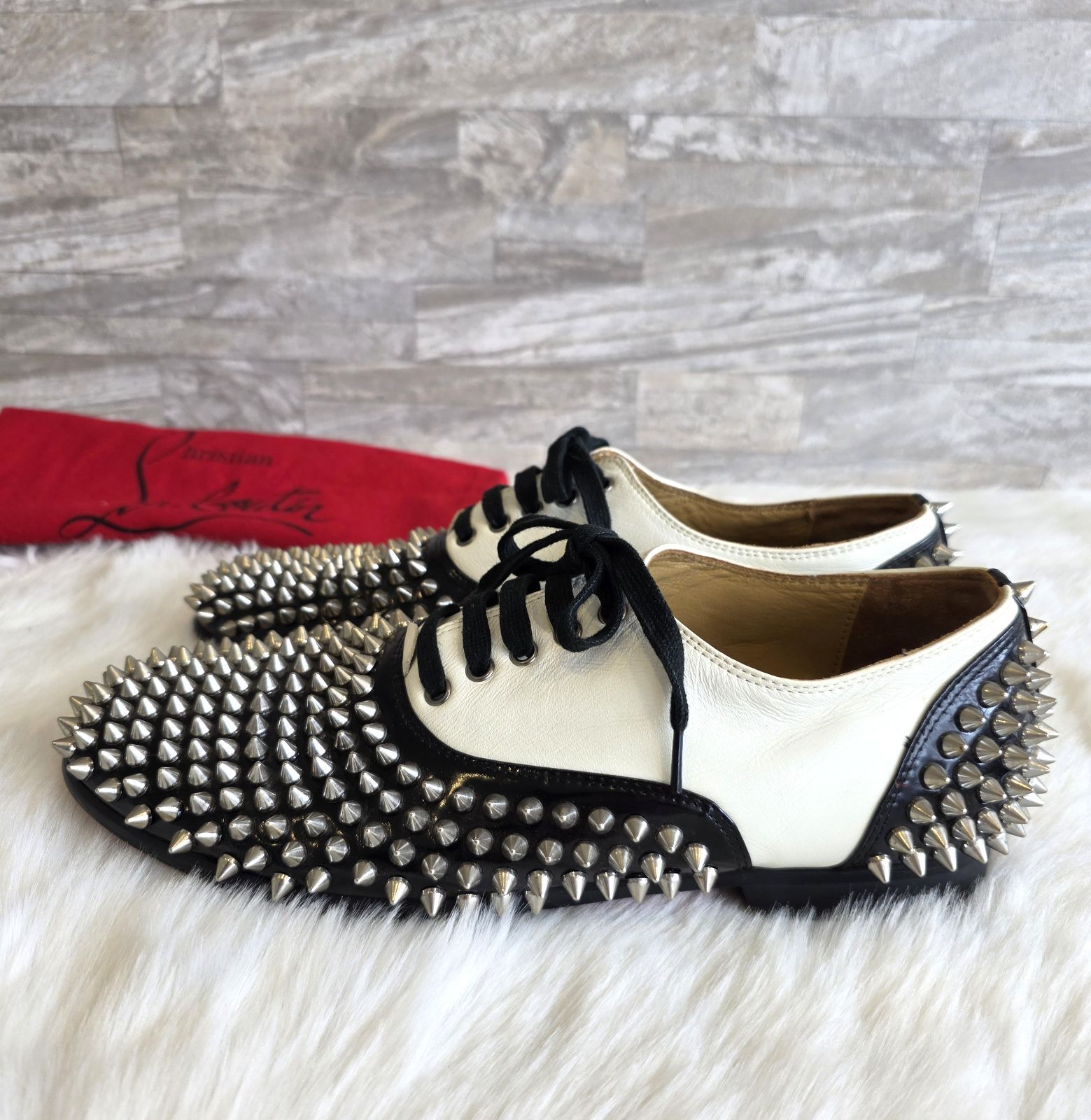 クリスチャンルブタン　おしゃれ　メンズ　42 ルブタン メンズ 42 Church's - 美品 クリスチャンルブタン Christian
