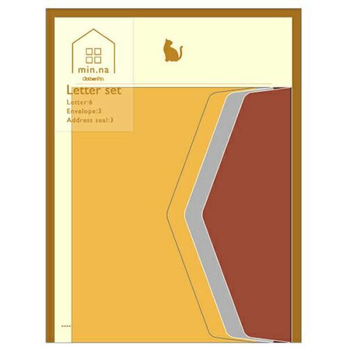 まとめ クローズピン レターセット みんなの文具レターセット ねこ LS14638 ×15セット