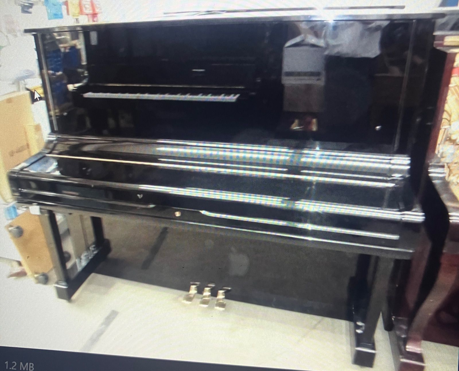 品シリーズ ヤマハU3H 黒塗り 保証付き 運賃無料