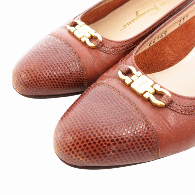 サルバトーレフェラガモ Salvatore Ferragamo パンプス ヴァラ